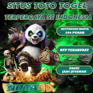 Nota4d Situs Toto Togel 4D Terpercaya dengan Hasil Real Time